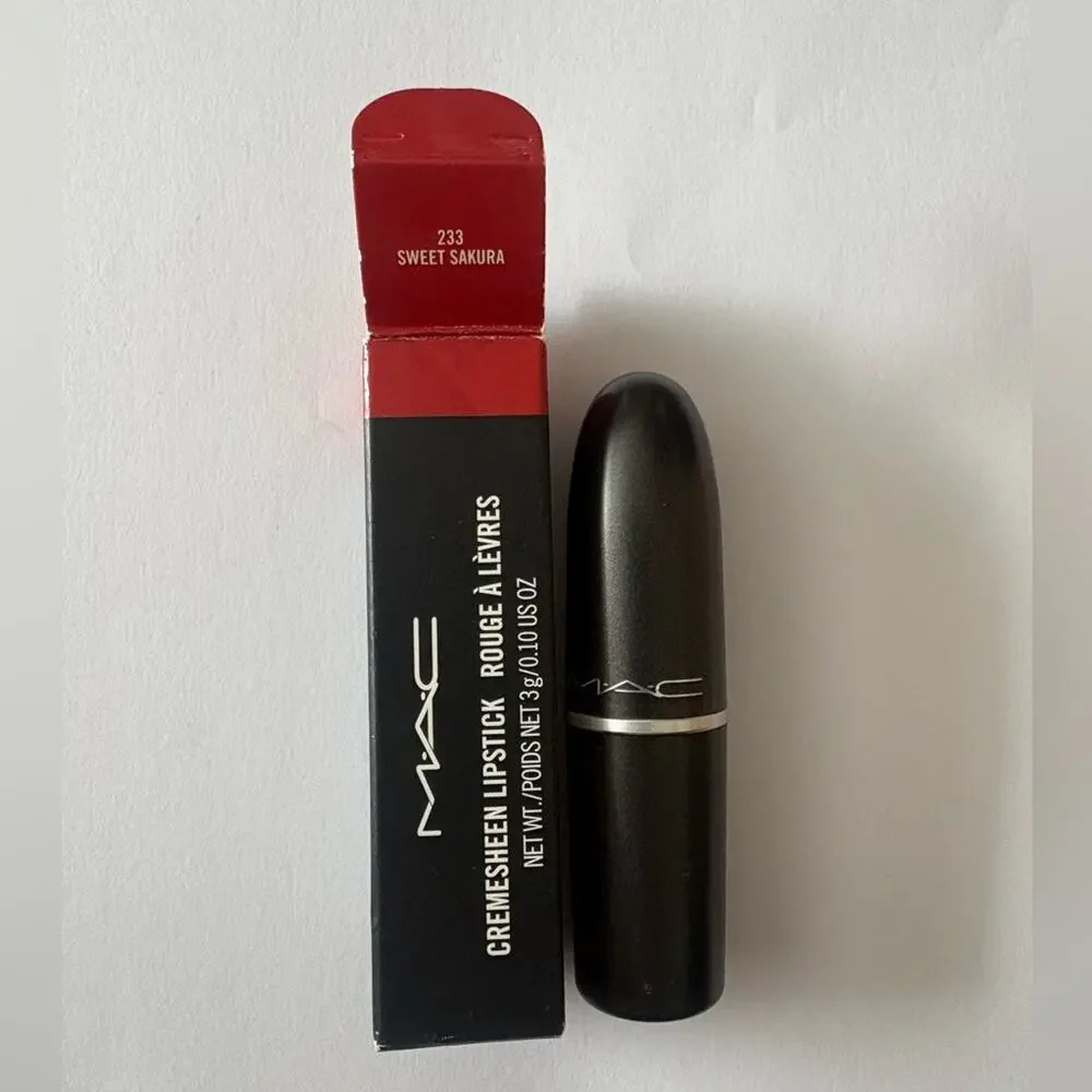 NWT Mac cosmetics cream sheen lipstick in shade sweet sakura